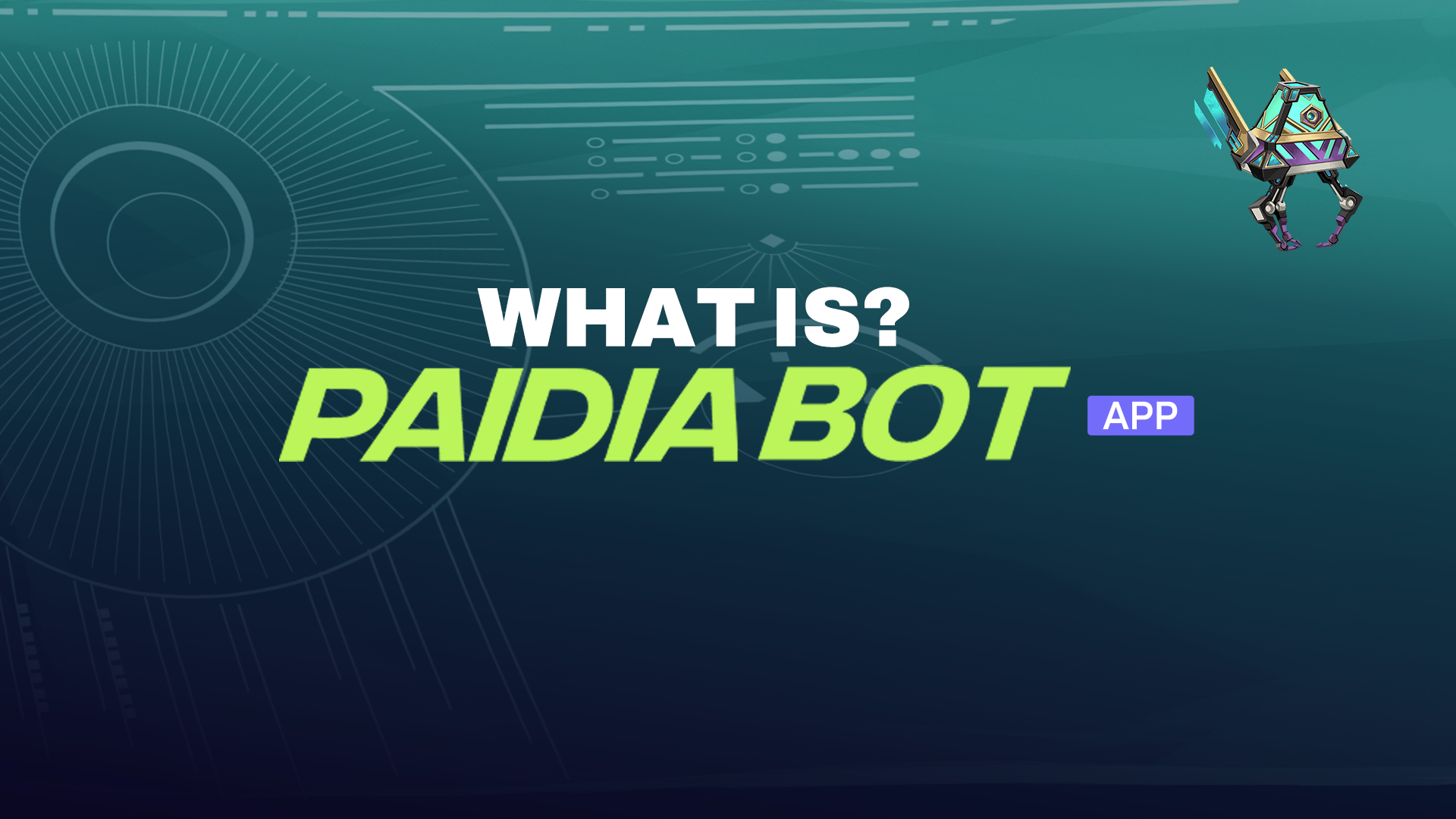 Load video: What is Paidia Bot
